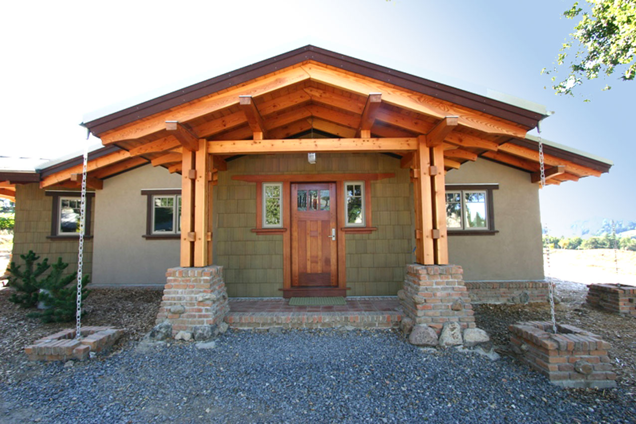 Timber Frame Home - Claudia Cleaver, Architect